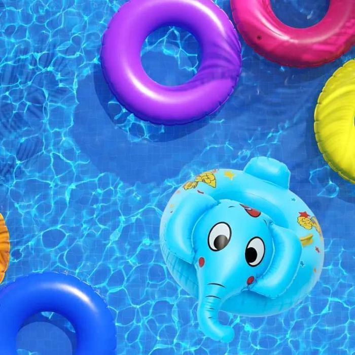 Koło do pływania dla dziecka Z SIEDZISKIEM DMUCHANE SŁOŃ BASEN