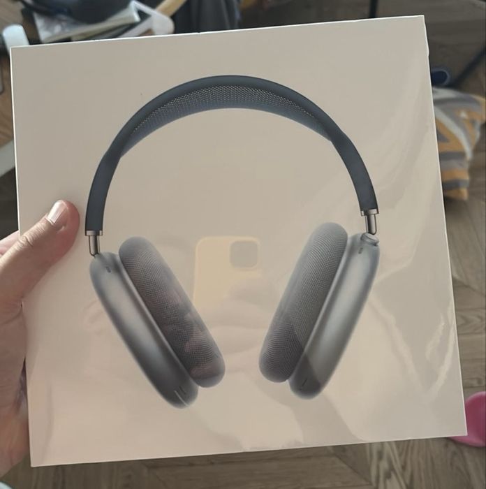 Air Pods Max niebieskie
