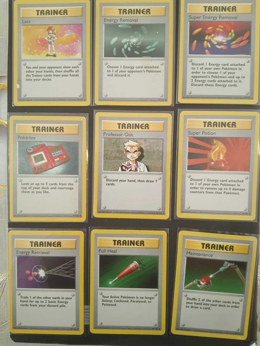 Pokemon TCG Base Set (Shadowless) coleção