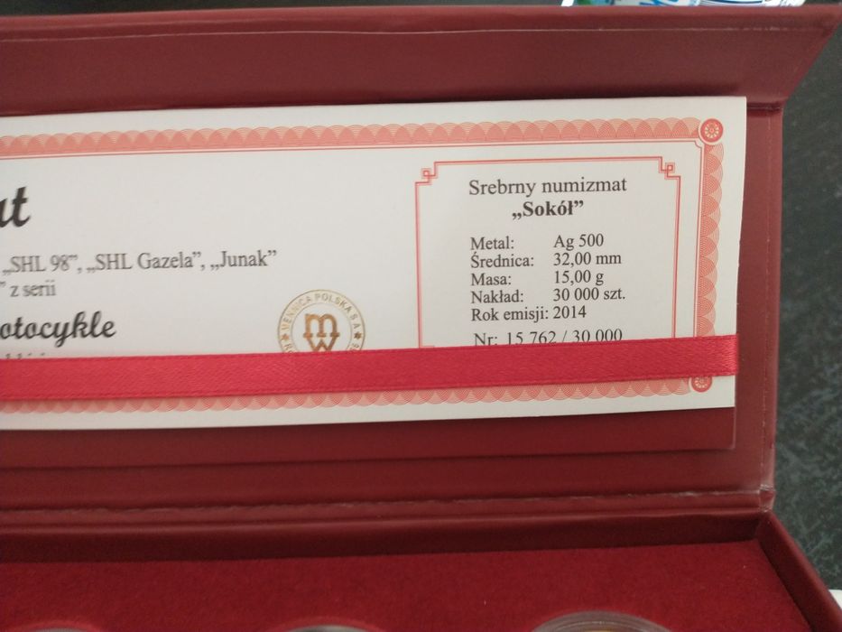 Kultowe motocykle. Numizmaty Orlen. Polskie motocykle