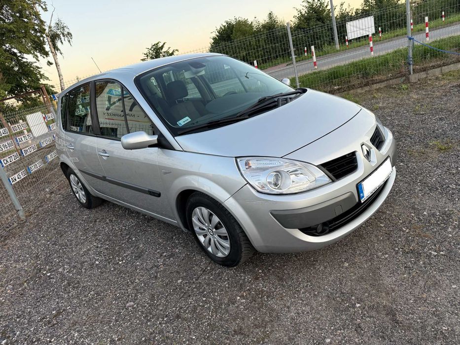 Renault Scenic 1.6 b opłaty 05.27 serwis klimatyzacja Zamiana