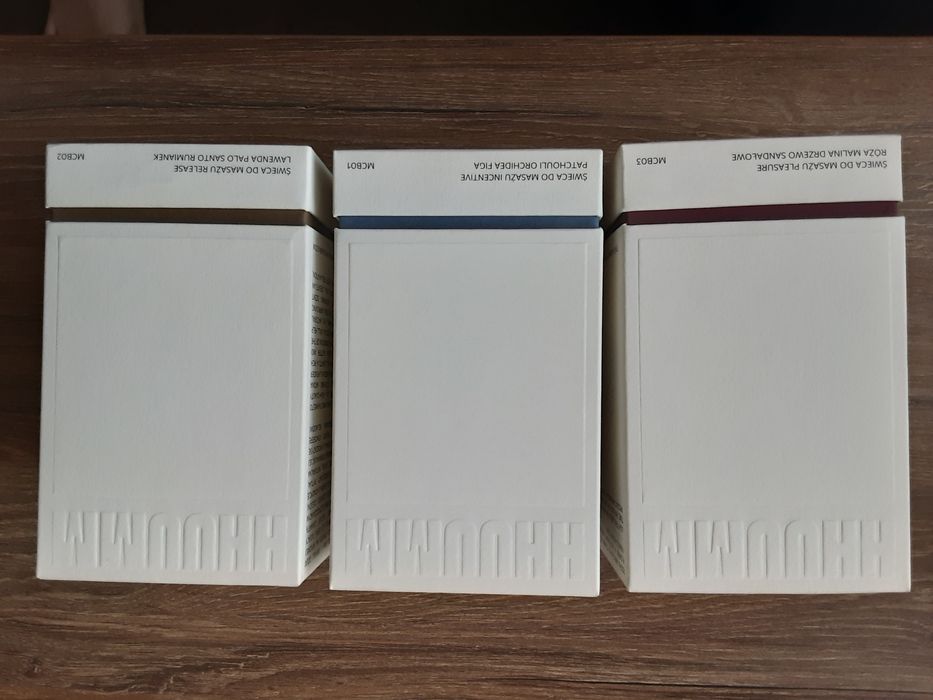 Hhuumm 3x świeca do masażu 210 g OKAZJA!