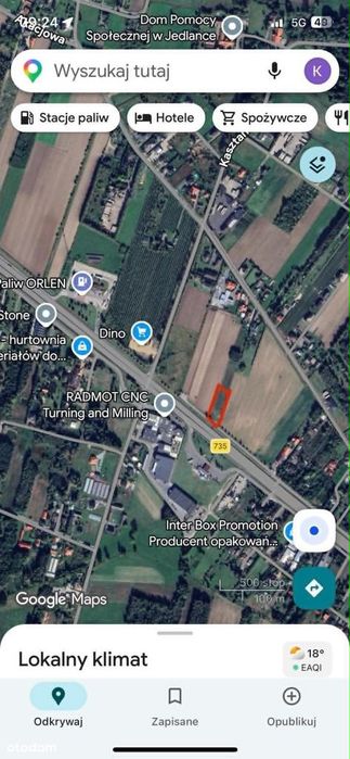 Działka budowlana z warunkami zabudowy - Widok 2