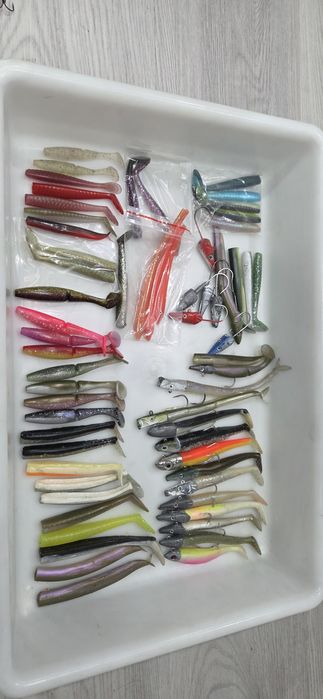 Conjunto mala e vinis para spinning.