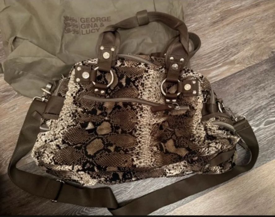 Сумка ggl коричнева