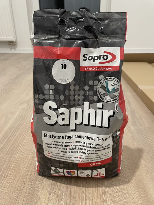 Fuga cementowa Saphir kolor 10 4 kg