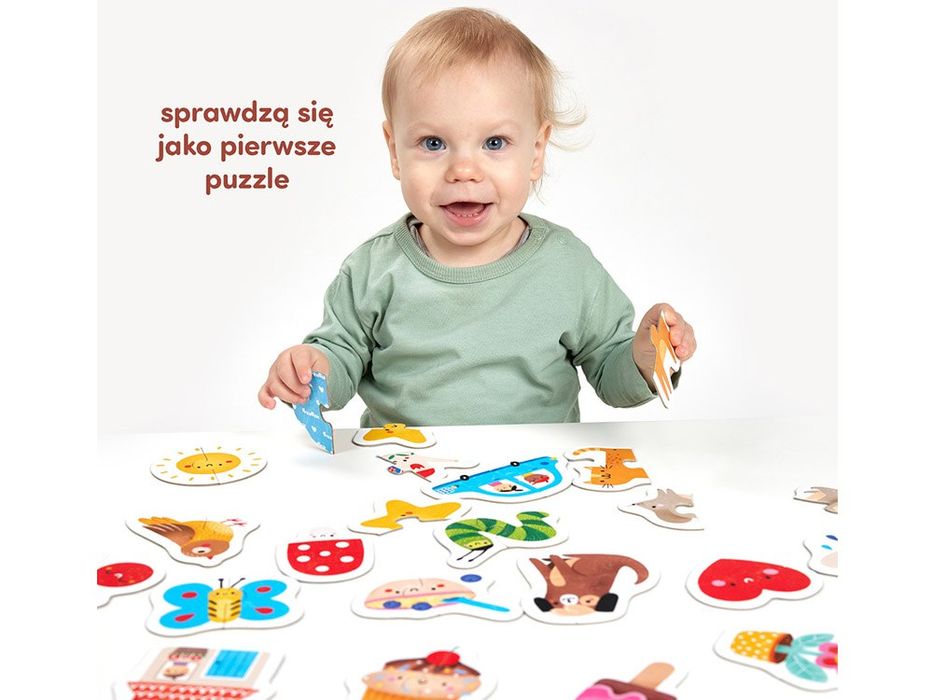 CzuCzu Moje pierwsze puzzle Do pary 19 układanek 15m+ ZA5545