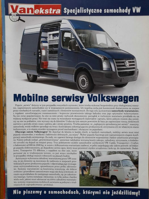 VOLKSWAGEN Caddy. Transporter, Crafter mobilny serwis
