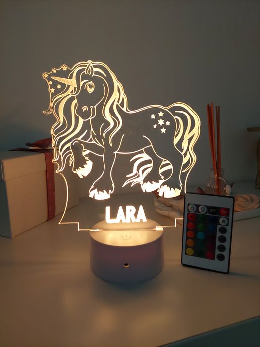 Luz presença personalizada