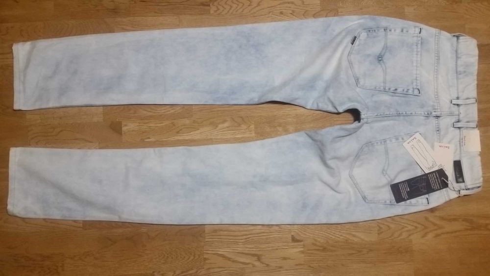 439zł Marmurki SALSA Portugal W29 L34 L36 slim skinny rurki w28 w30