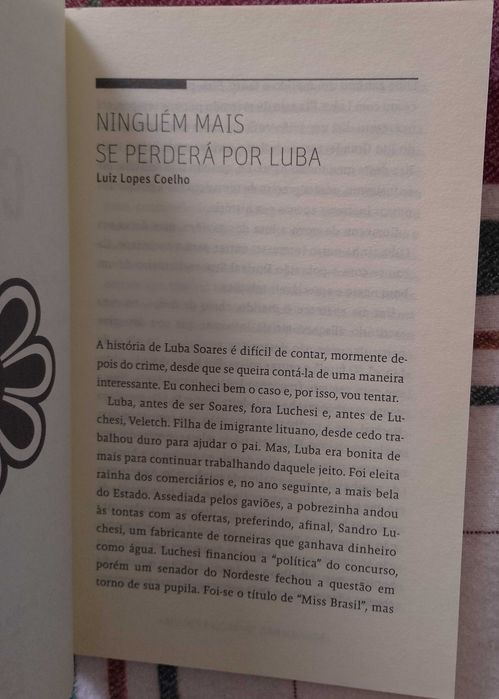 Contos de Crime, Luiz Lopes Coelho, O. Henry, Flannery O'Connor