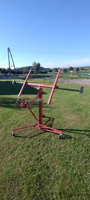 Podnośnik do płyt GK OSB karton gips wys.do 335 cm do 43kg Mobilny
