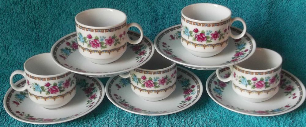 Porcelanowy zestaw do herbaty. Chiny