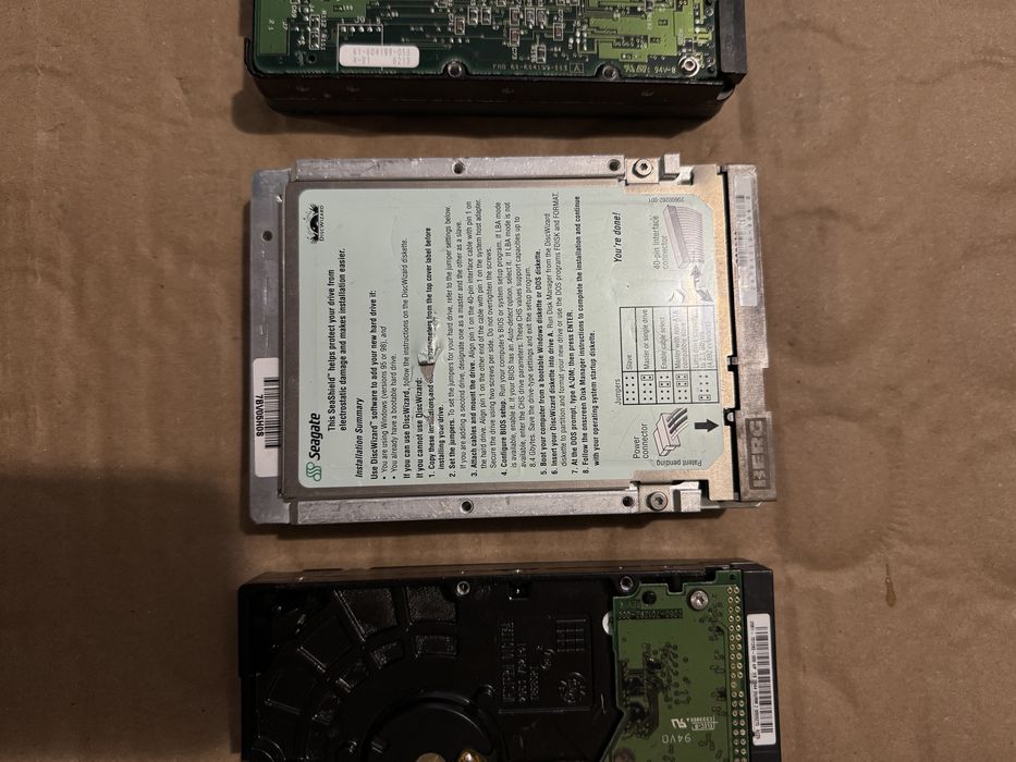 Dyski twarde HDD stare dla kolekcjonera