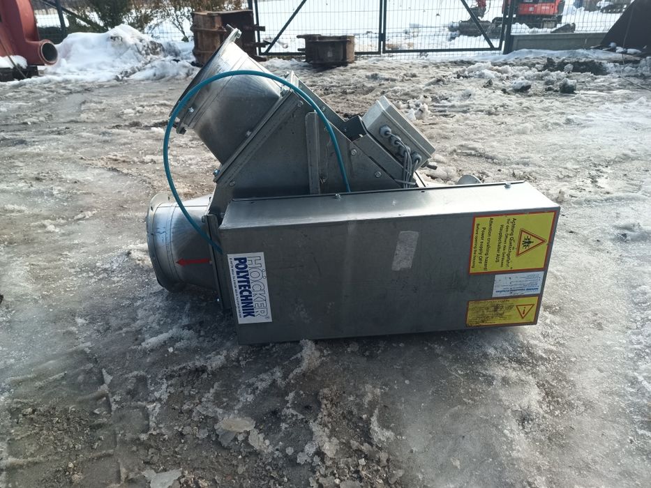 Trójnik z przepustnicą do wentylacji