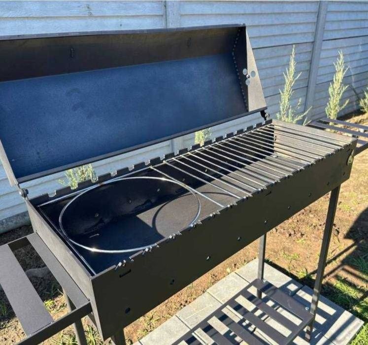 Мангал Grill посиленний . На 12 шампурів Розкладний стаціонарний мангал
