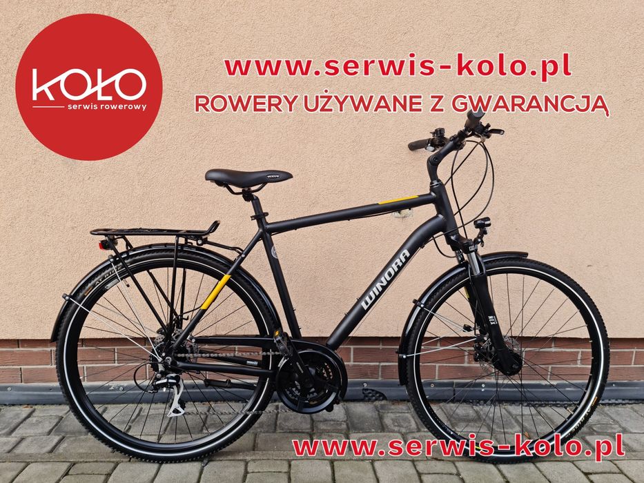 Rower męski trekkingowy WINORA koła 28 SHIMANO ACERA aluminium rabat