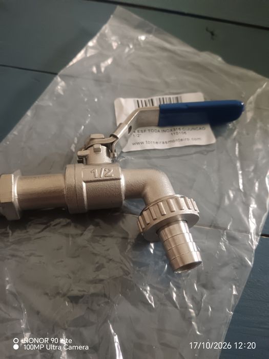 Torneiras Rega inox