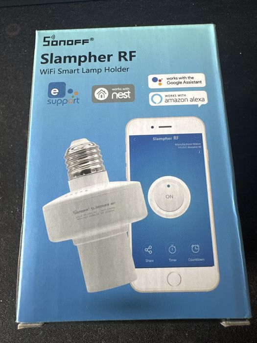 Suporte inteligente sonoff para lampadas