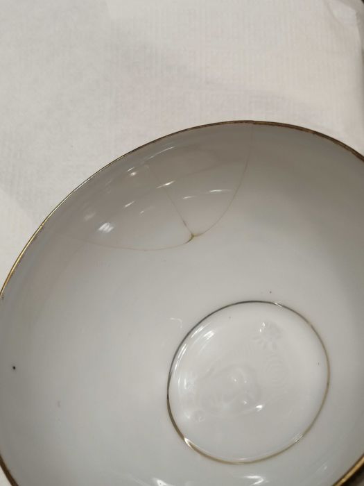 Serviço de chá pintado à mão