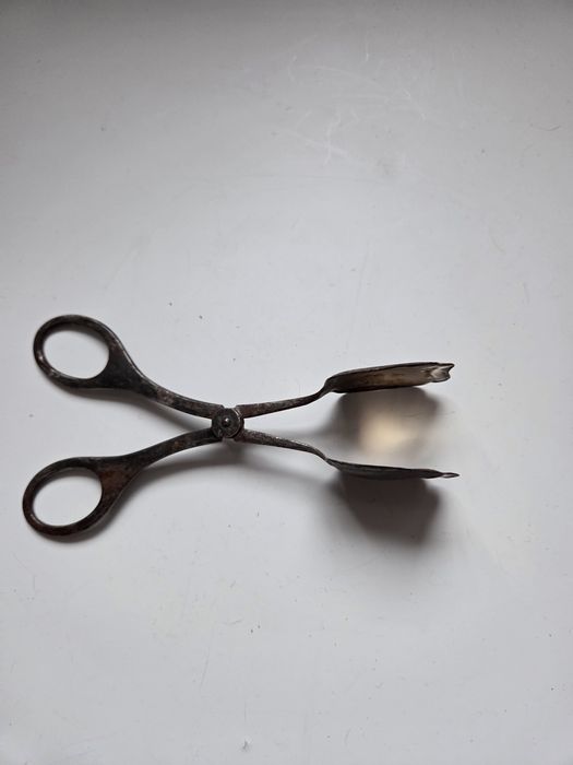 Stare szczypce do cukru, ciasta, sera