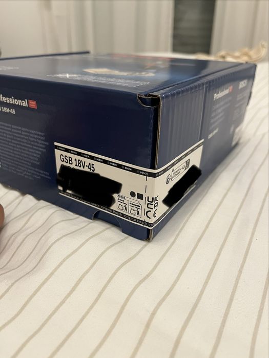 Aparafusadora eletrica Bosch GSB 18V-45 NOVO
