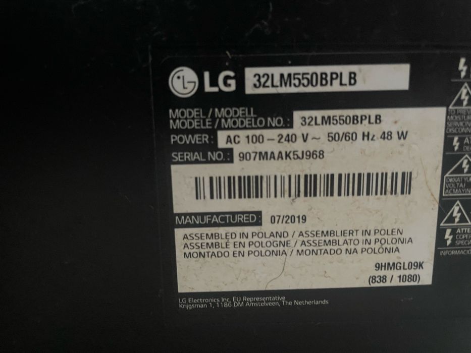 TV LG 32 polegadas