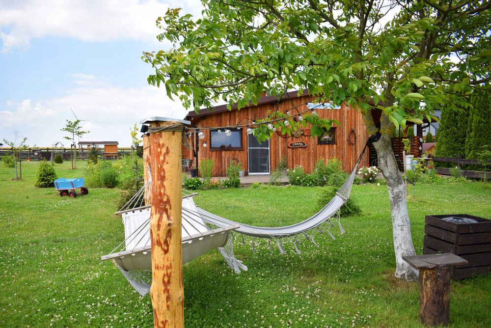 Leśny Zakątek Uroczysko -Tiny House , noclegi , sauna i balia , basen