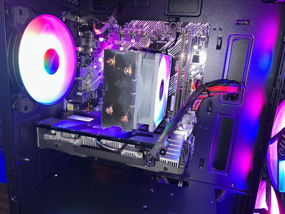 Бесплатная доставка! Игровой ПК Ryzen 5 5500/16GB/RTX 2060 Super 8GB