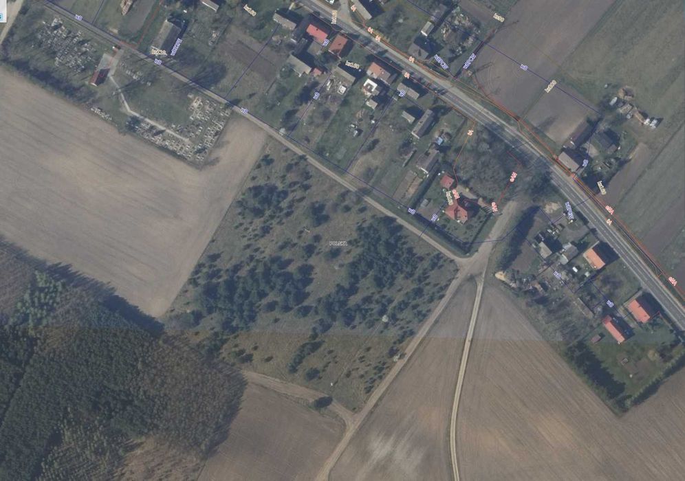 Działka z WZ na 3 domy 1,17ha. Brzezie woj. pomorskie - Widok 2