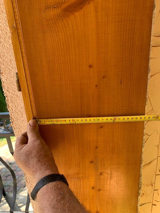 Двері вхідні деревʼяні