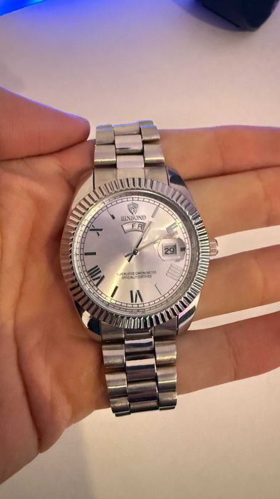 Relógio Binbond Prateado 40mm - Novo