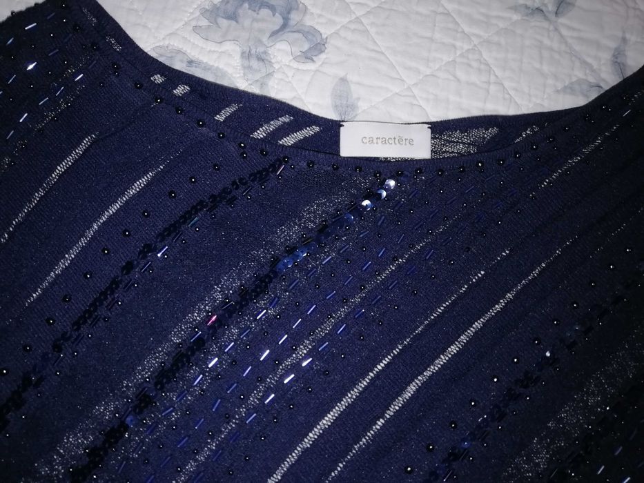 Conjunto azul brilhante (senhora)