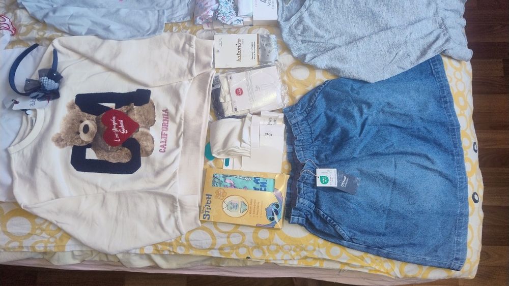 Джинсова спідниця, реглан, 128, 134, cool club primark  blukids