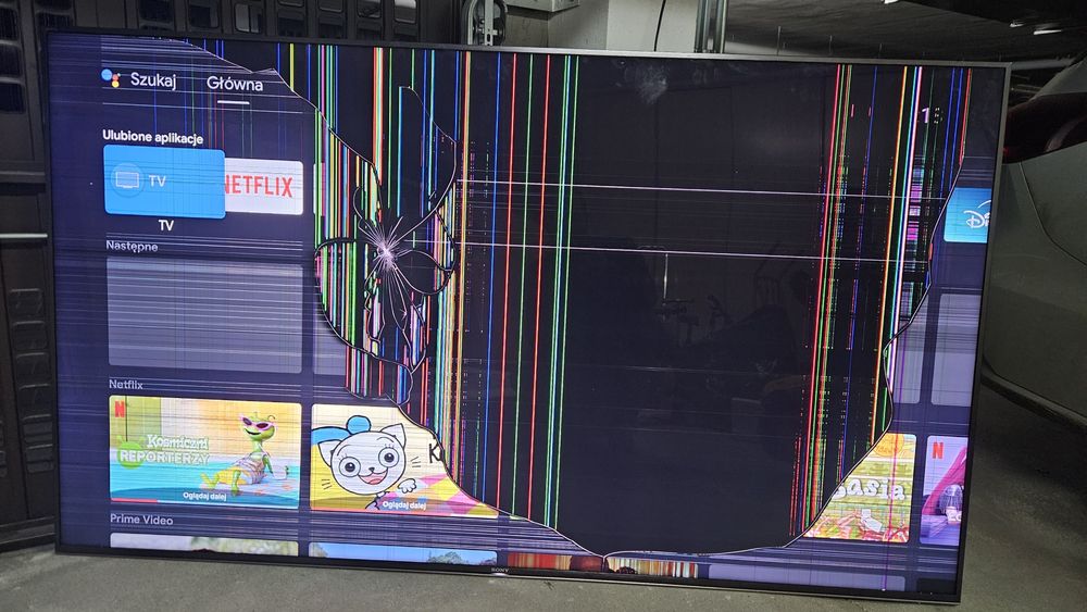Telewizor SONY 75 cali uszkodzona matryca