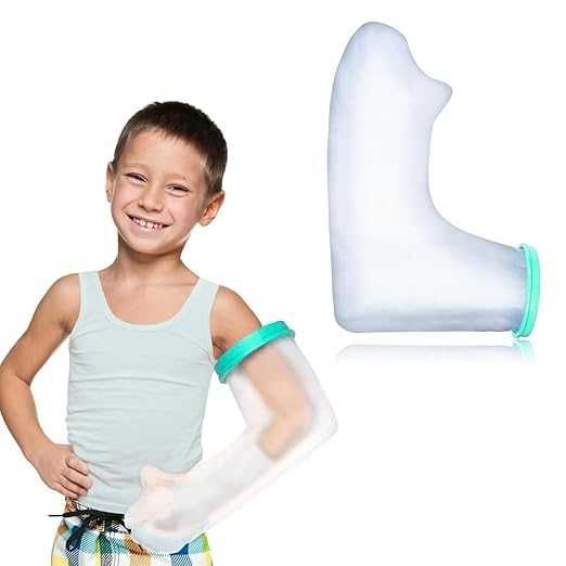 Dziecięcy ochraniacz na ramię wodoodporny, wodoszczelny, pełny na gips