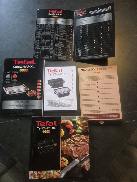 Instrukcje Tefal opti grill XL