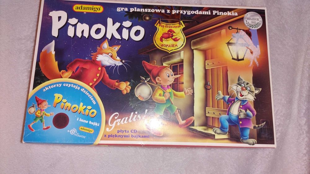 Gra planszowa pinokio adamigo