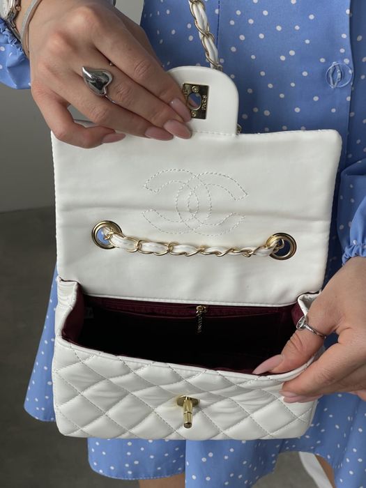 Сумка жіноча Chanel міні гладка