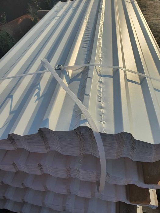 Blacha trapezowa St 18 cynk/ biała , tylko 9,76zł/1m2 cienka,