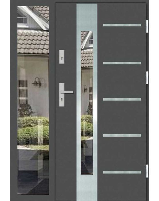 drzwi z naświetlem bocznym 121x209, 131x209, 141x209, 151x209, 161x209