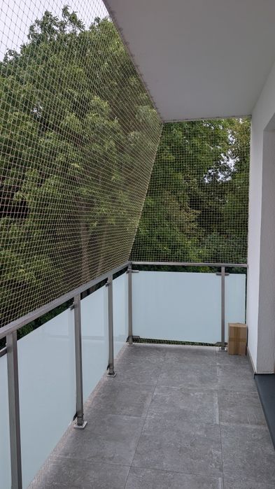 Siatka na balkon dla kota, przeciw gołębiom