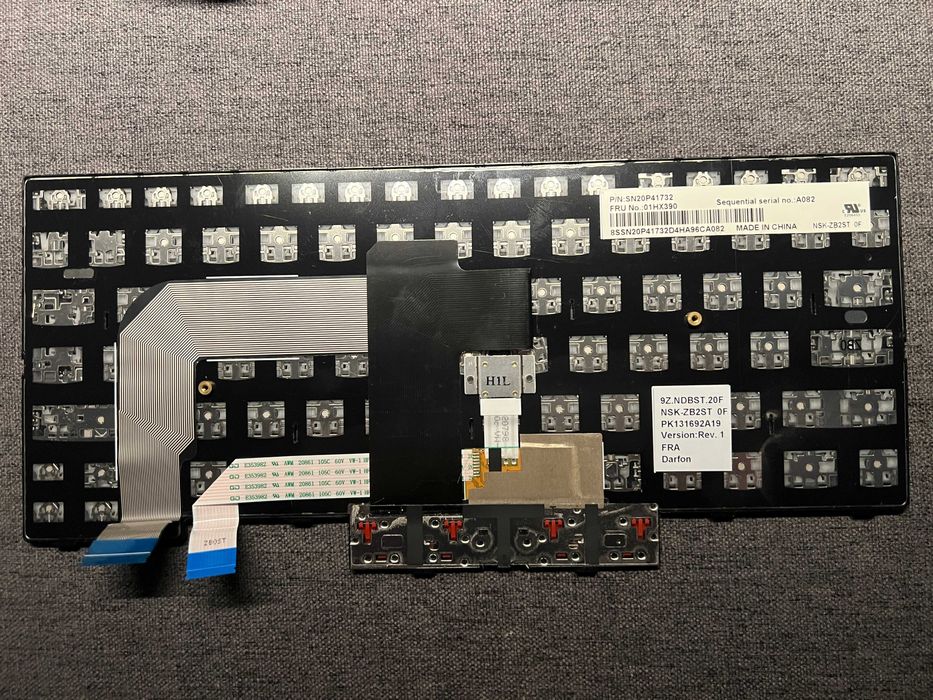 Teclado para portátil Lenovo ThinkPad T460 / T470 / T480