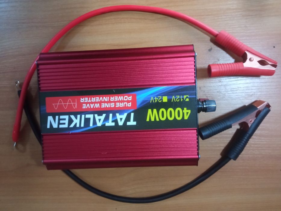 Инвертор Tataliken 12-220V, чистый синус  1600-4000W.  для котла.