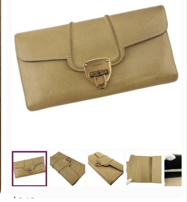 Шкіряний гаманаць Gucci,Gianfranco Ferre!