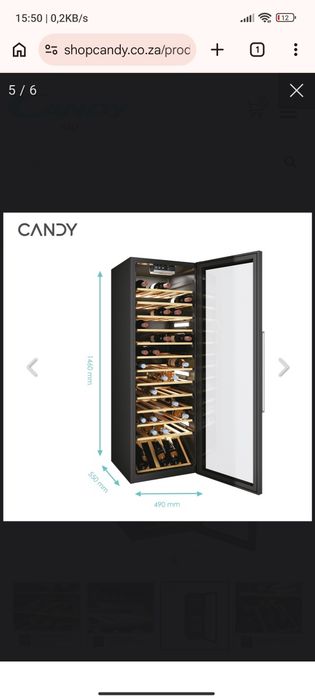 Wine cooler Candy 81 garrafas