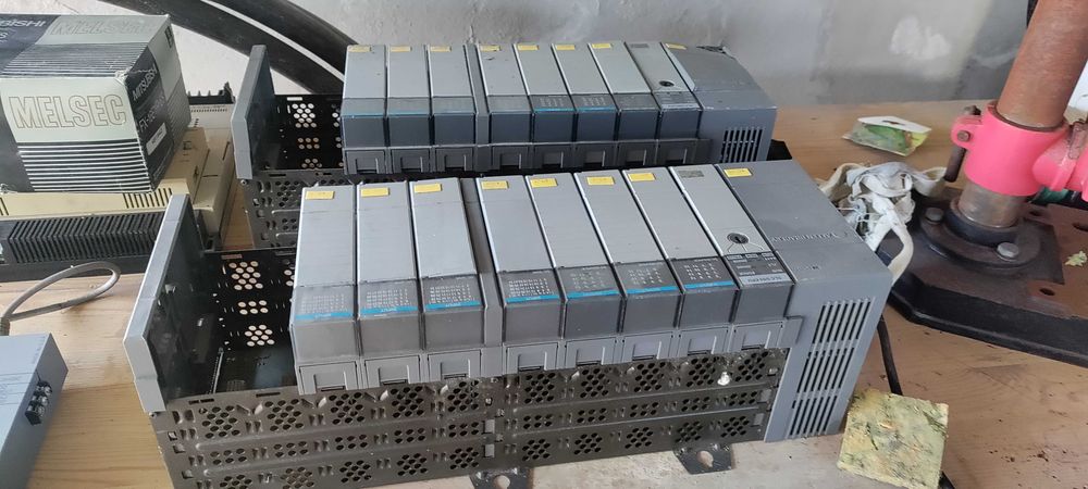 Lote Autómato CLP Allen-Bradley SLC 500 (Chassis + Fonte + Módulos)