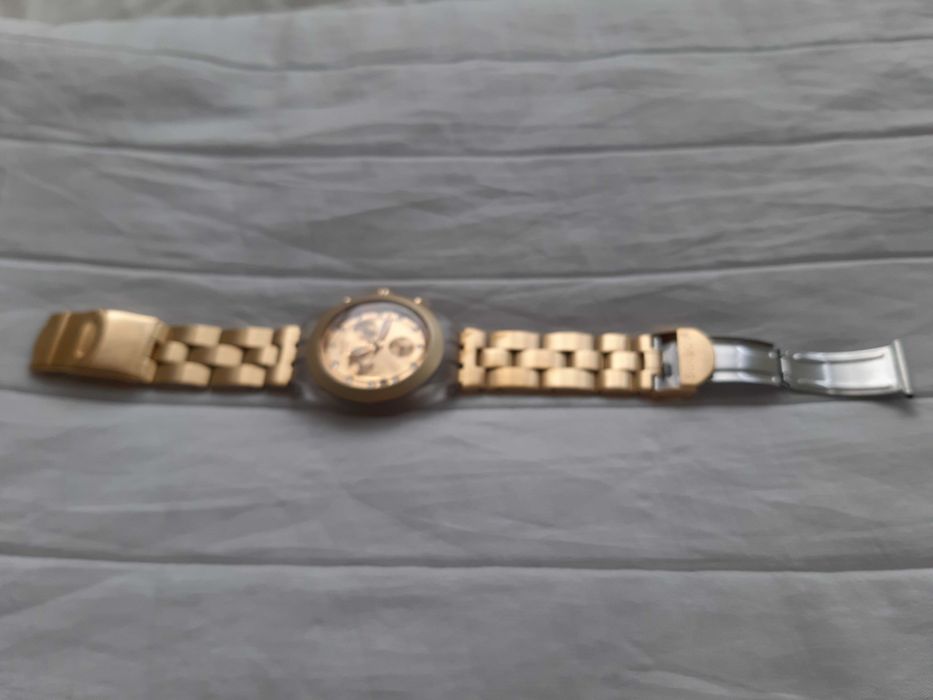 Swatch Irony Patenteado, cronógrafo, resistente à água