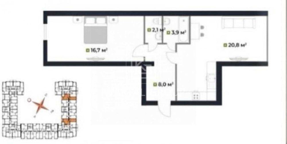 СУПЕРПРОПОЗИЦІЯ/Велика 1к квартира 53 м2 в Класному ЖК/АКЦІЙНА ЦІНА