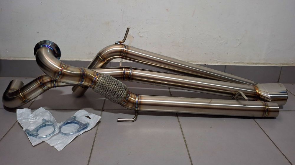 Linha escape inox tdi